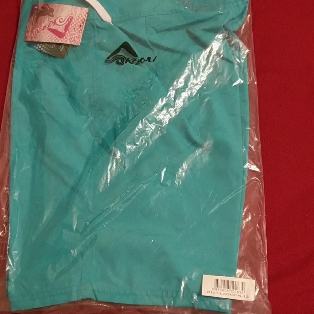 Teal boardshorts